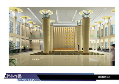 山西临汾信合大厦室内外装饰工程设计探析——以设计本装修效果图为例